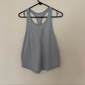 lululemon athletica light blue flowy tank top